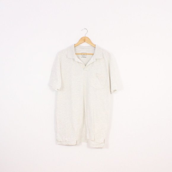 The Foundry Supply Co. Other - Foundry Supply Co Heather Grey Polo T Shirt with Pocket